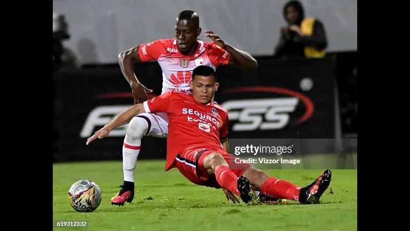 "Fortaleza" vs "Santa Fe" football photo